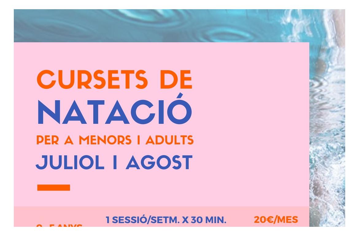CURSETS DE NATACIO