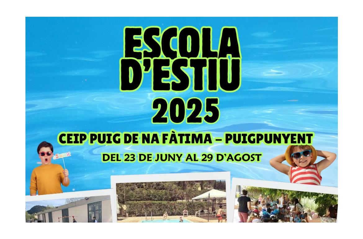 CARTELL ESCOLA ESTIU 2025