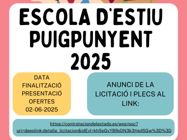escola d’estiu puigpunyent 2025