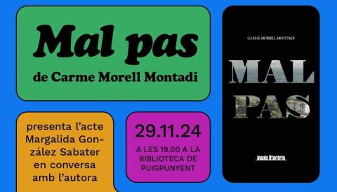 CARTELL PRESENTACIÓ LLIBRE MAL PAS