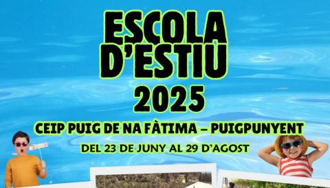 CARTELL ESCOLA ESTIU 2025