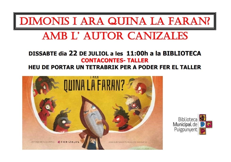 CARTELL CONTACONTES-TALLER