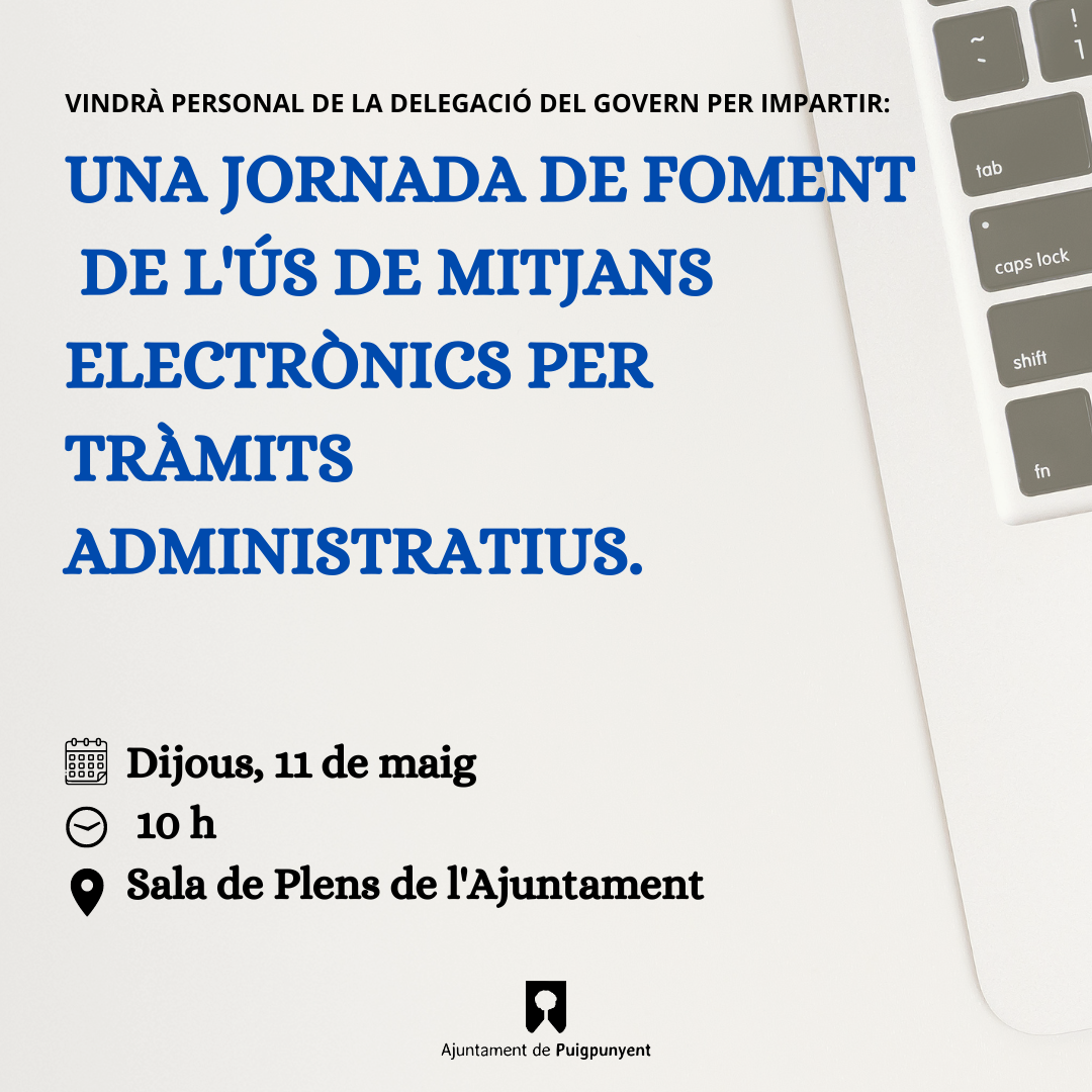 CARTELL JORNADA FOMENT US MITJANS ELECTRONICS