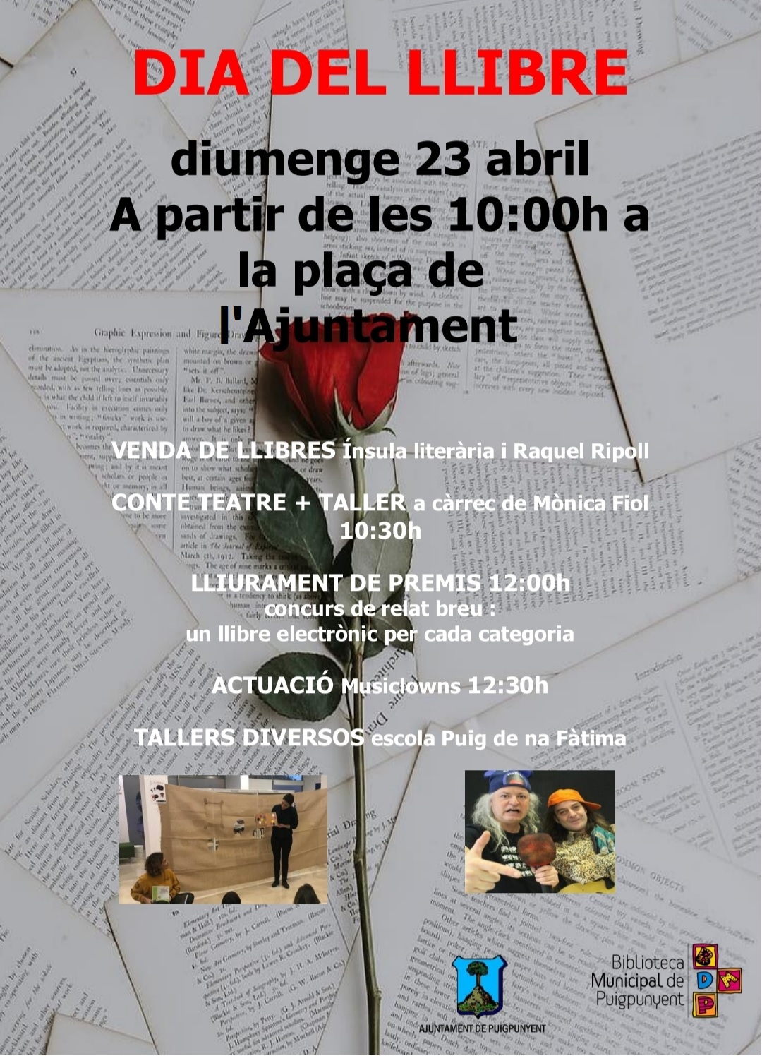 Cartell dia del llibre