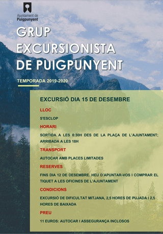 Excursió a S'Esclop