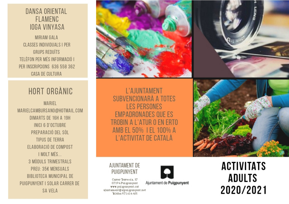 Activitats escola d'adults