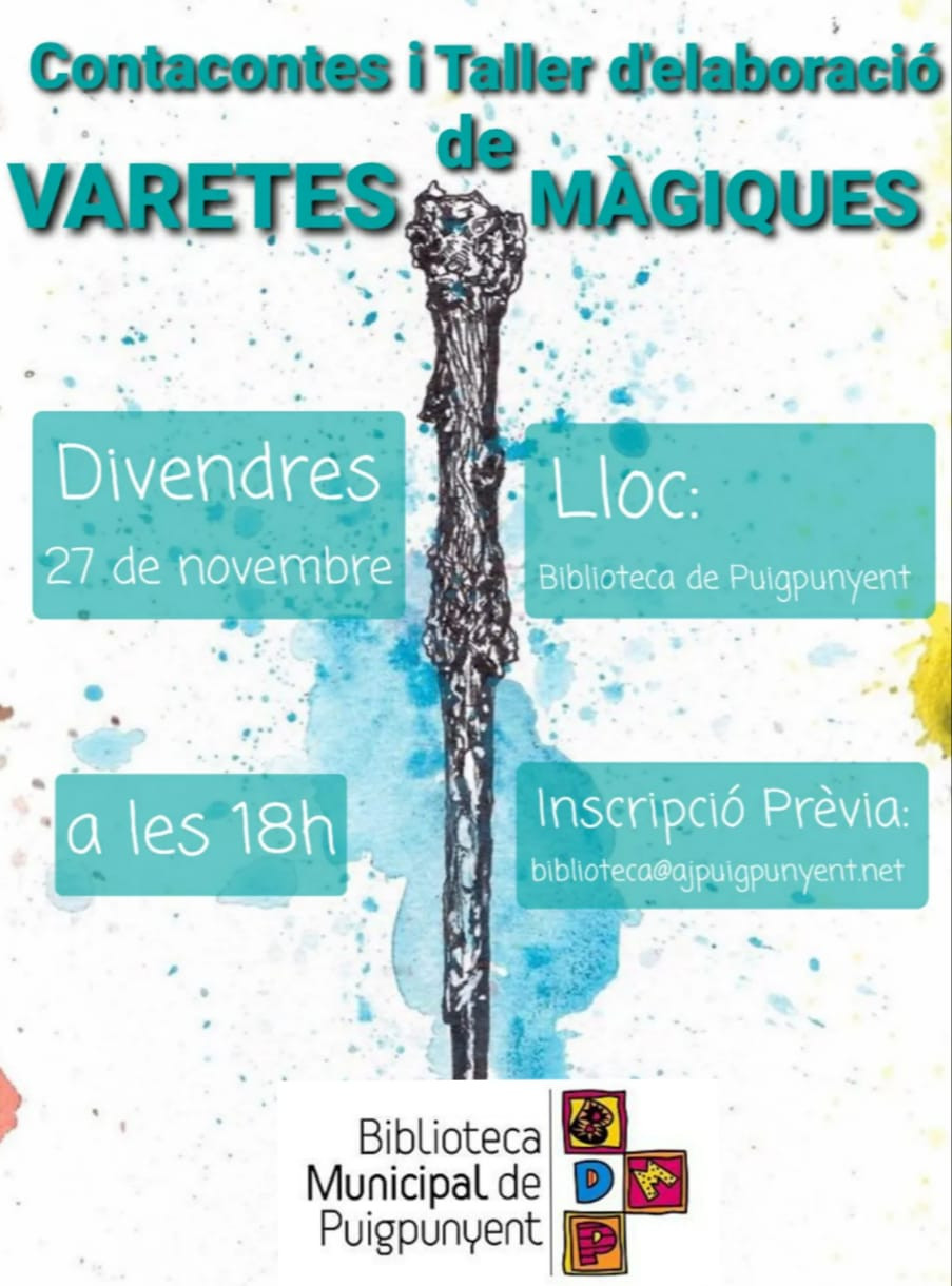 Contacontes i taller d'elaboració de varetes màgiques