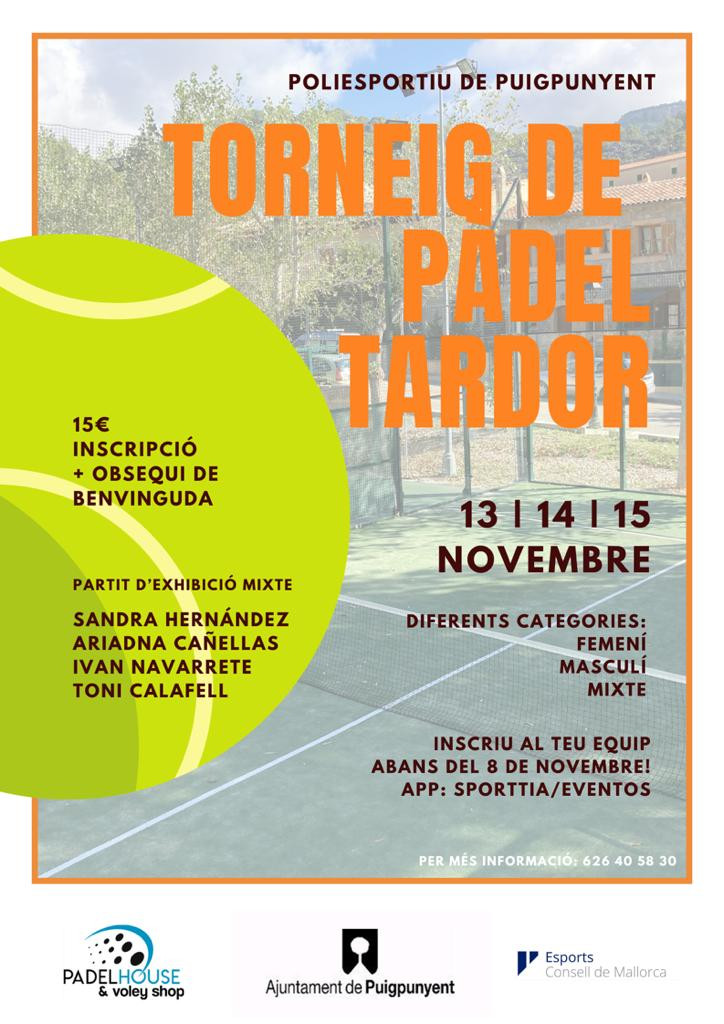 Torneig de pàdel tardor