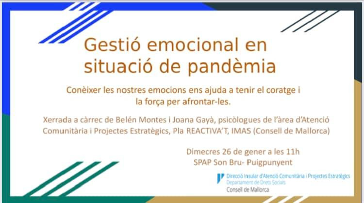 Xerrada informativa de Gestió Emocional