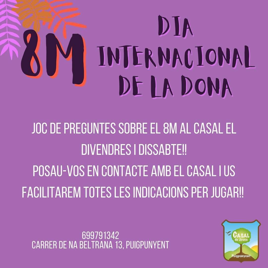 Joc de preguntes sobre el 8M