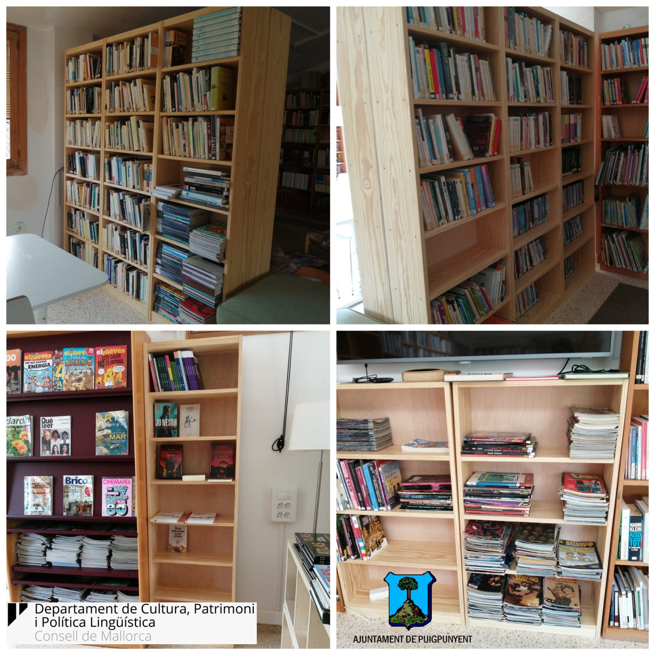 NOVES PRESTATGERIES PER A LA BIBLIOTECA MUNICIPAL