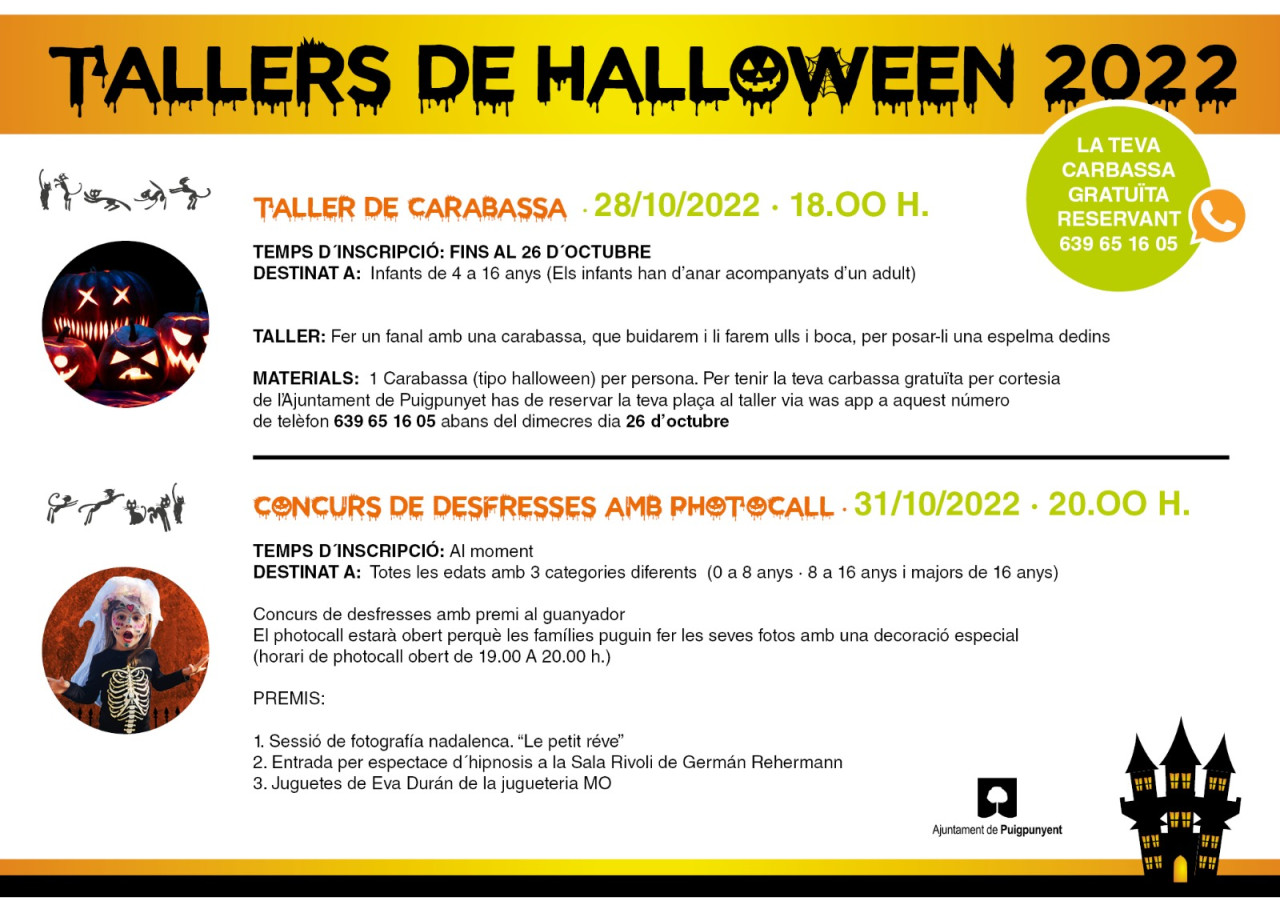 Tallers de Halloween