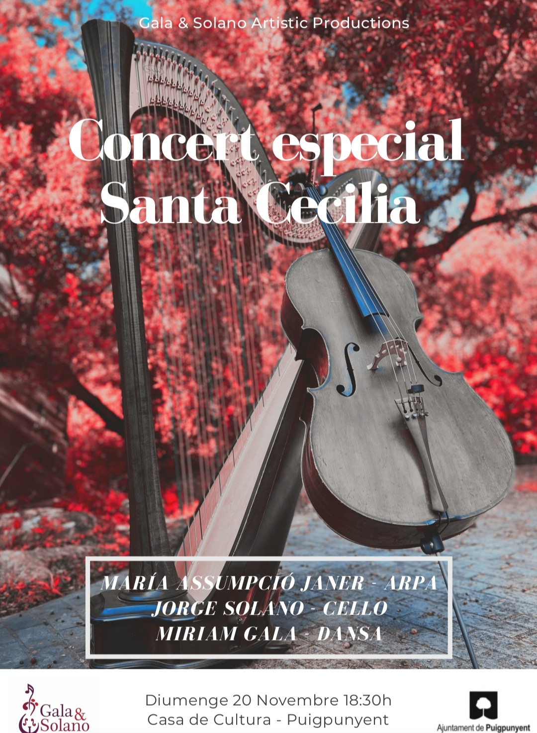 Concert amb Jorge Solano, Miriam Gala i Maria Assumpció Janer 