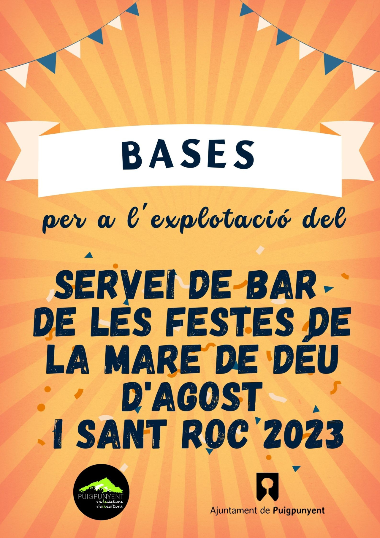 CARTELL BASES BAR DE FESTES