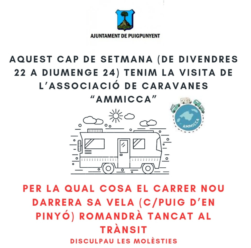 CARTELL ASSOCIACIÓ DE CARAVANES