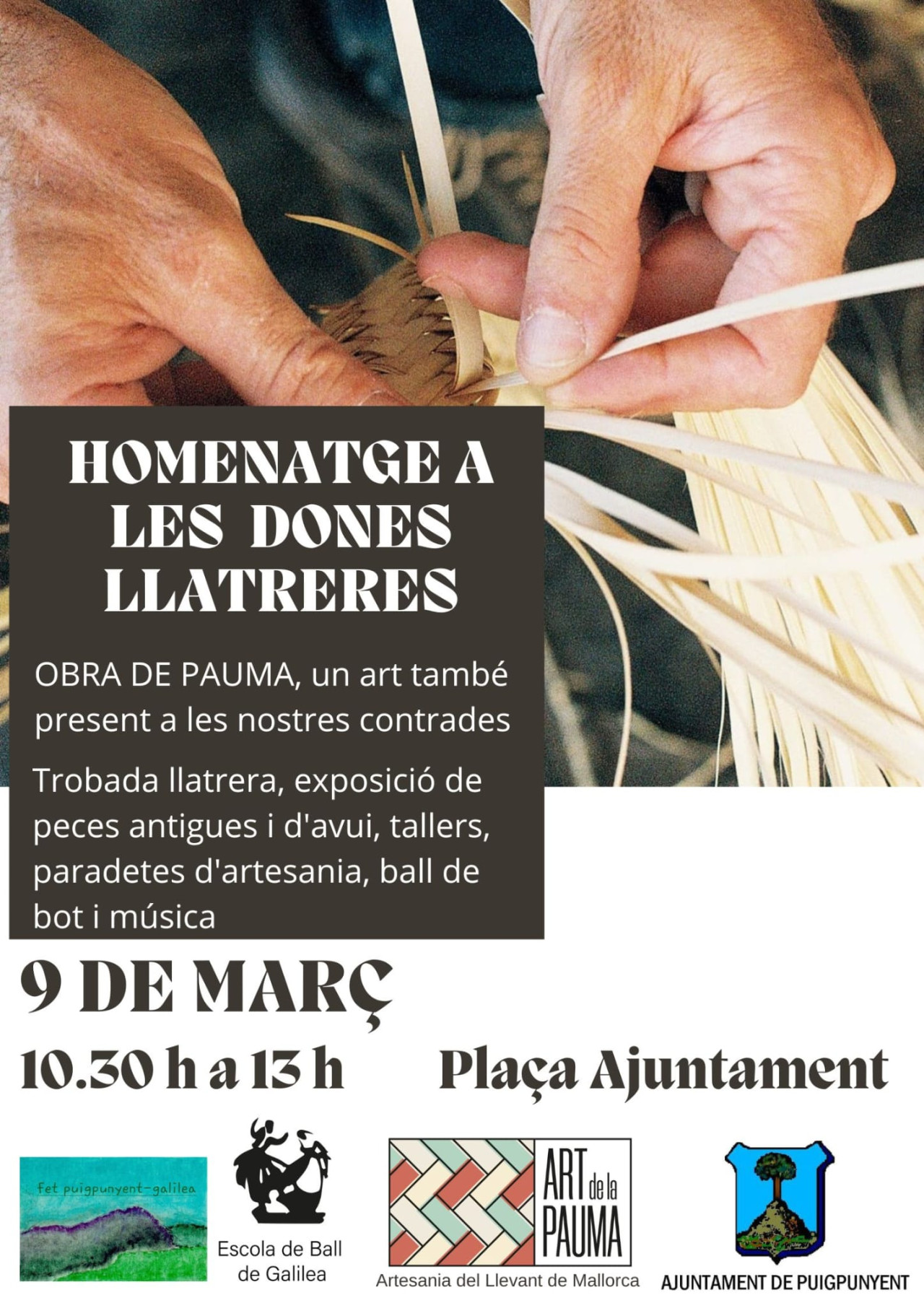HOMENATGE A LES DONES LLATRERES DE PUIGPUNYENT I GALILEA