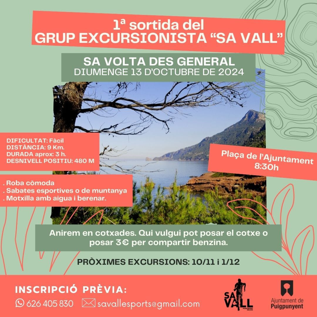 SORTIDA DEL NOU GRUP EXCURSIONISTA SA VALL