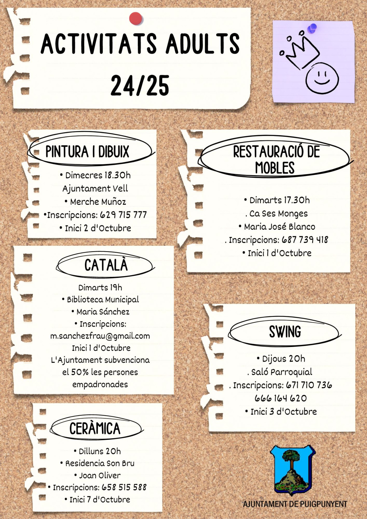 ACTIVITATS ADULTS 2024-25