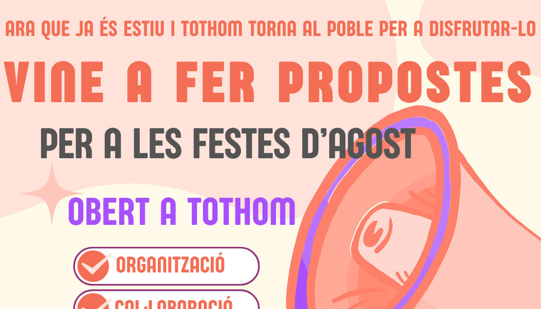 CARTELL PROPOSTES FESTES AGOST 2025