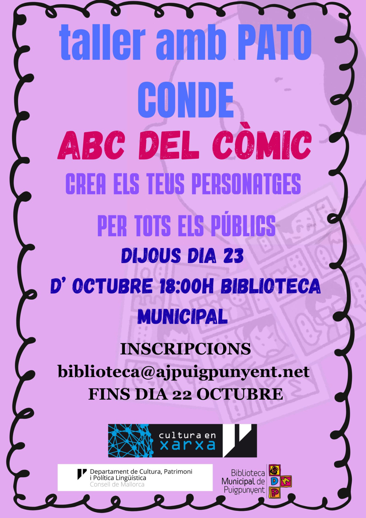 TALLER AMB PATO CONDE