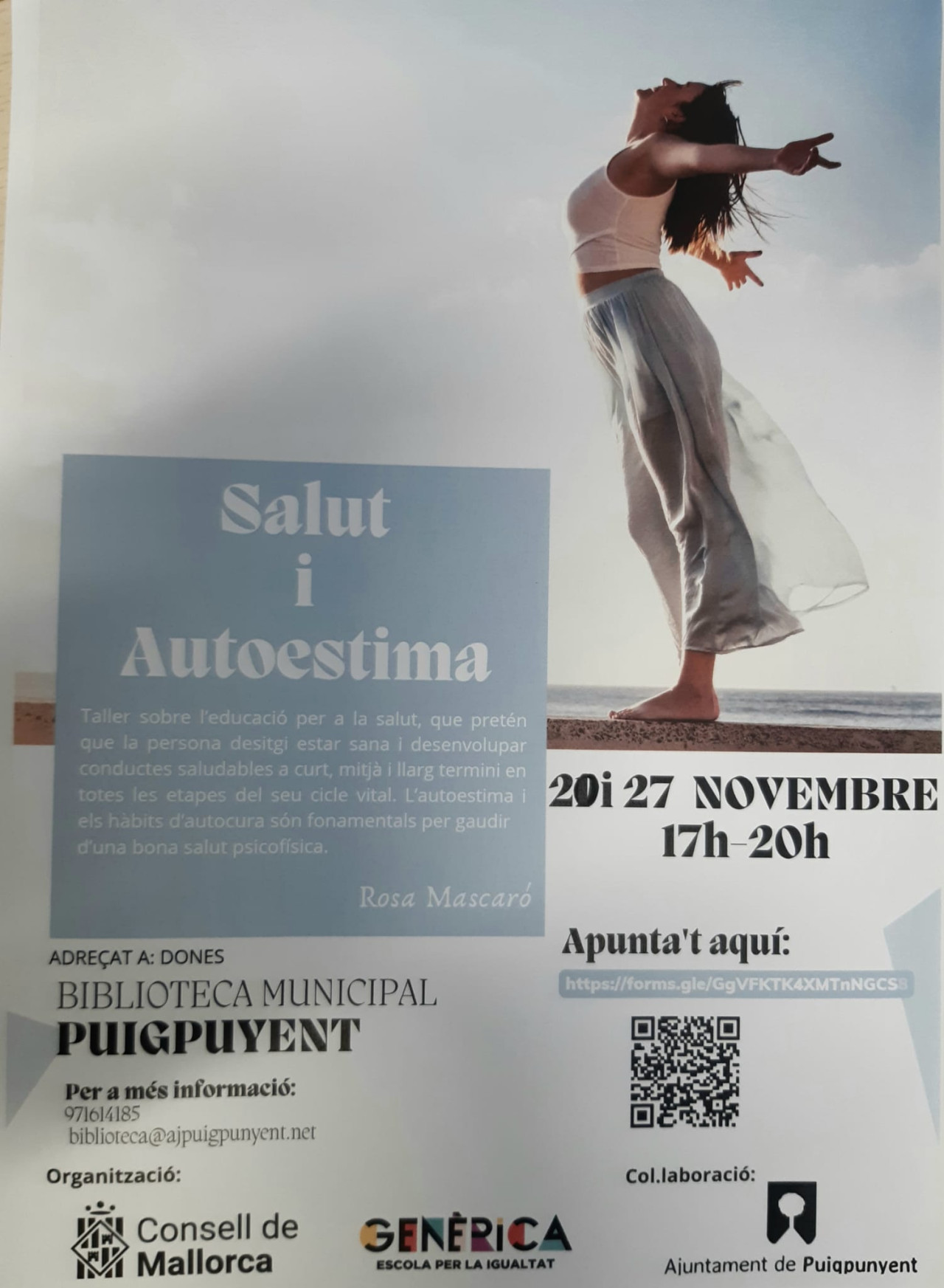 TALLER DE SALUT I AUTOESTIMA 