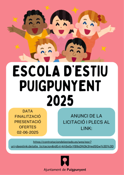 escola d’estiu puigpunyent 2025