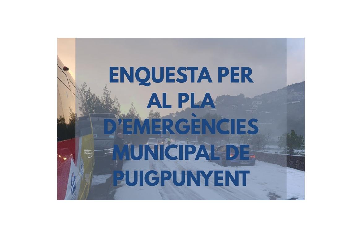 PLA D’EMERGÈNCIES MUNICIPAL DE PUIGPUNYENT