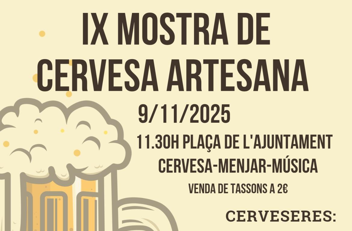 CARTELL IX MOSTRA CERVESA ARTESANA