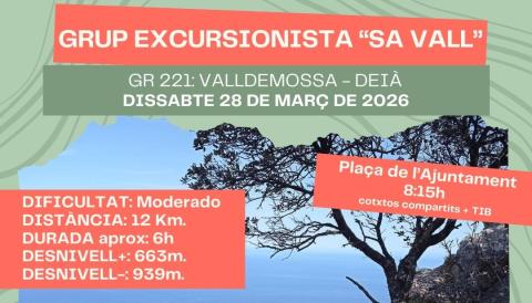  EXCURSIÓ GR221 VALLDEMOSSA-DEIÀ